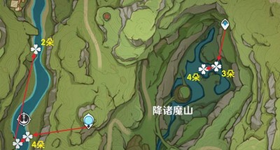 原神月莲收集路线是什么 哪里可以找到培养材料月莲