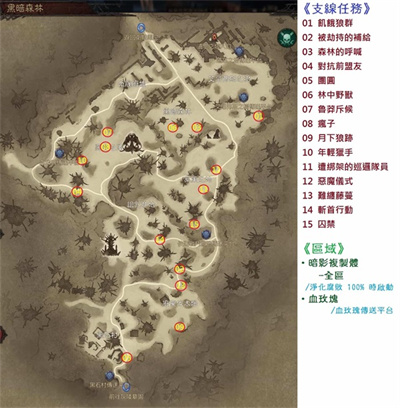 《暗黑破坏神不朽》各地图支线任务方位介绍