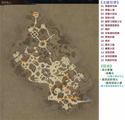 《暗黑破坏神不朽》各地图支线任务方位介绍