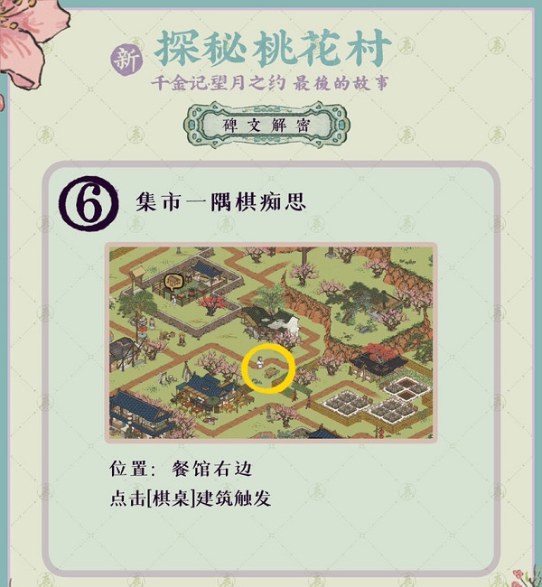 《江南百景图》探秘桃花村最后的故事解密攻略