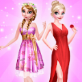 姐妹们红色换装化妆 v1.0.0