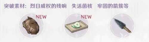 《原神》王下近侍突破材料介绍