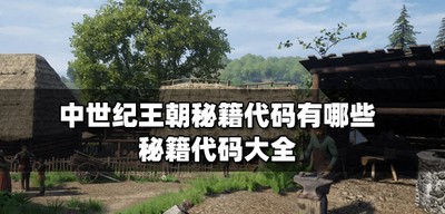 中世纪王朝有哪些秘籍代码  秘籍代码介绍
