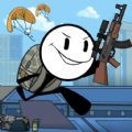火柴人阵地吃鸡游戏中文版 v1.0