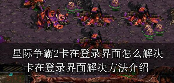 星际争霸2怎么解决卡在登录界面 登录界面解决方法