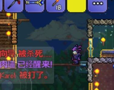 《泰拉瑞亚》1.4.4召唤肉山方法