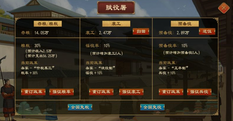 《大周列国志》税率调整方法技巧