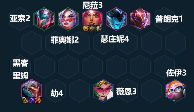 《云顶之弈手游》决斗劫阵容推荐