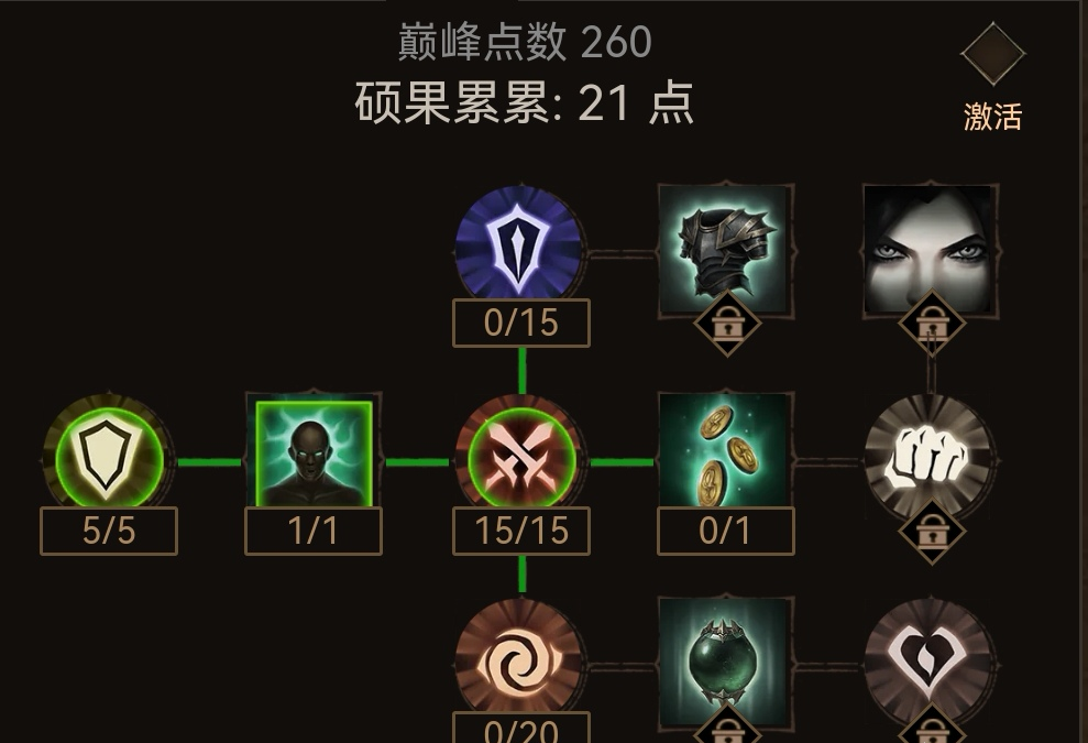 《暗黑破坏神不朽》巅峰260级加点方法