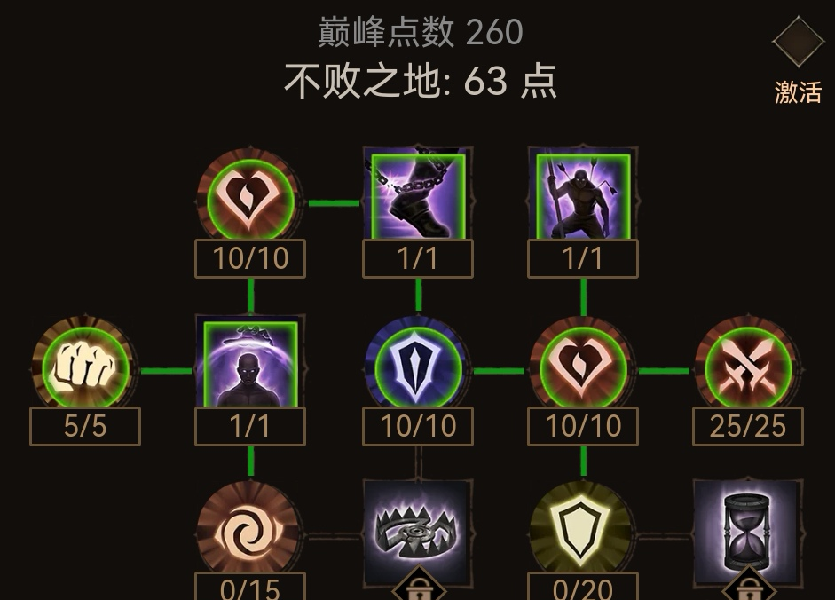 《暗黑破坏神不朽》巅峰260级加点方法