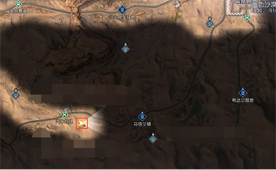 《黎明觉醒》藏宝图沙漠修罗场位置介绍