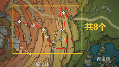 《原神》清心采集路线介绍