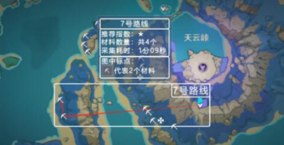 《原神》3.7天云草实位置介绍